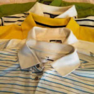 6 men's short sleeve shirts